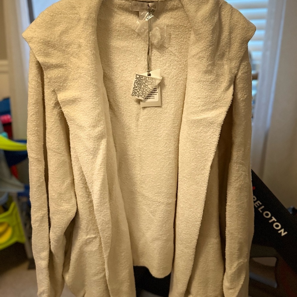 Barefoot Dreams Cozy Cream Cardigan